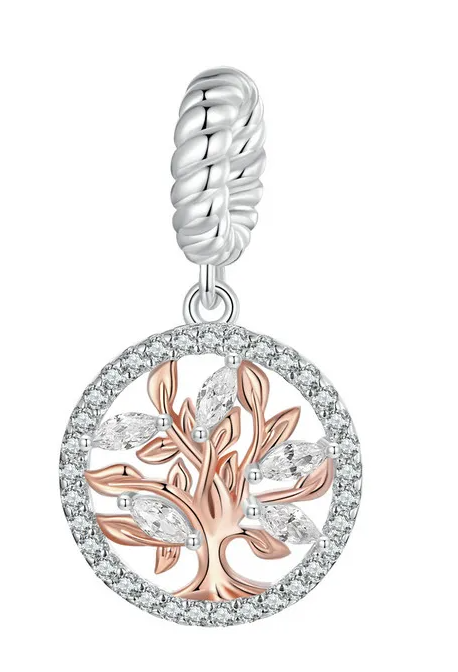 Rose Gold Tree of Life Pendant