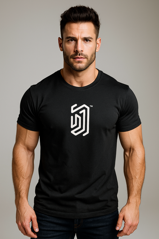 Unisex Crew-Neck Doos™ Logo Without Border T-Shirt